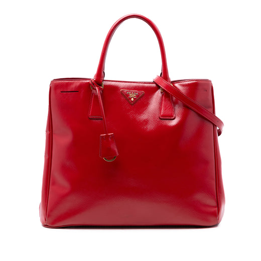 Large Saffiano Vernice Galleria Satchel - Image 1
