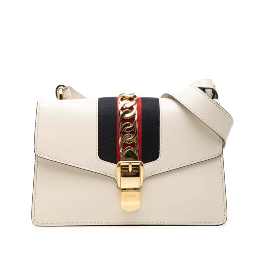 Small Calfskin Web Sylvie Satchel - Image 1