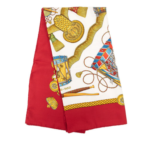 Les Tambours Silk Scarf 90 - Image 1