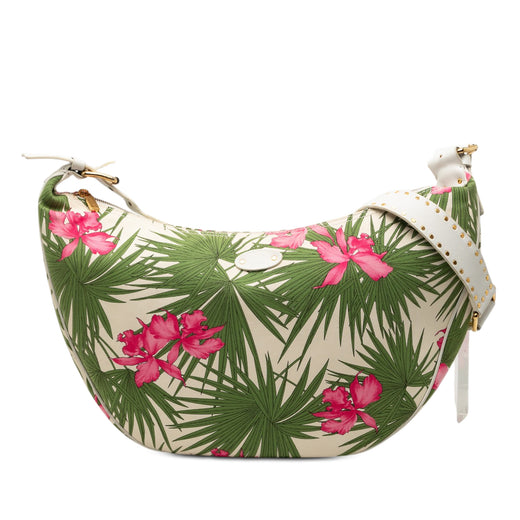 Floral Printed Canvas Crossbody - Image 1