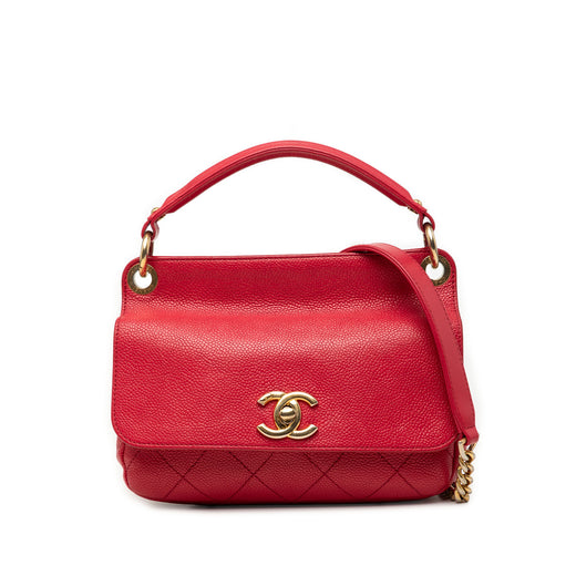 Small Caviar Business Affinity Top Handle Bag - Image 1