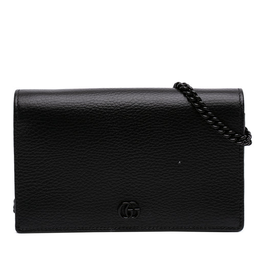 GG Marmont Calfskin Monochrome Wallet On Chain - Image 1
