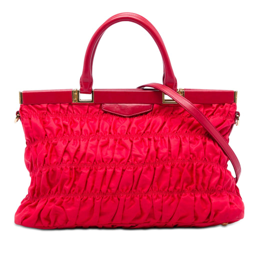 Tessuto Gaufre Frame Satchel - Image 1