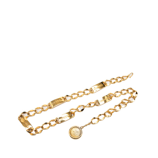 CC Gold Plated Medallion Chain Belt - Image 1