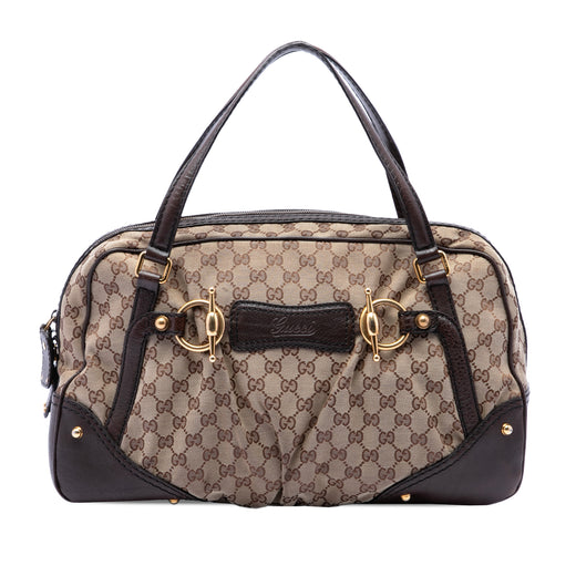 GG Canvas Jockey Boston Bag - Image 1