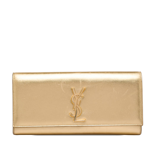 Metallic Calfskin Cassandre Clutch - Image 1