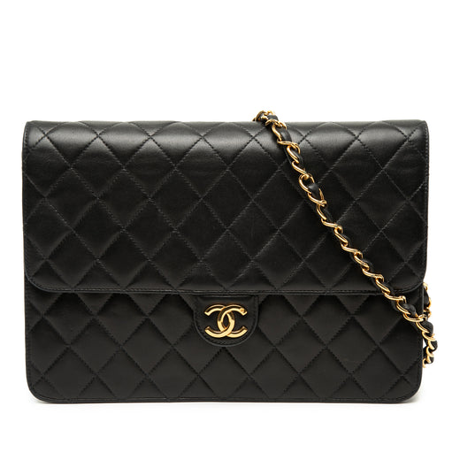 Medium CC Quilted Lambskin Single Flap - Image 1