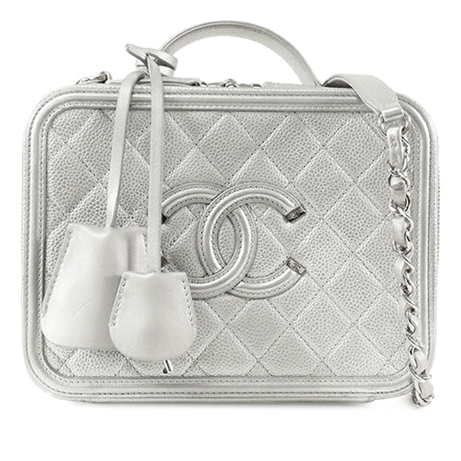 Medium Caviar CC Filigree Vanity Case - Image 1