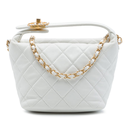 Small Quilted Lambskin Perfect Meeting Hobo - Image 1