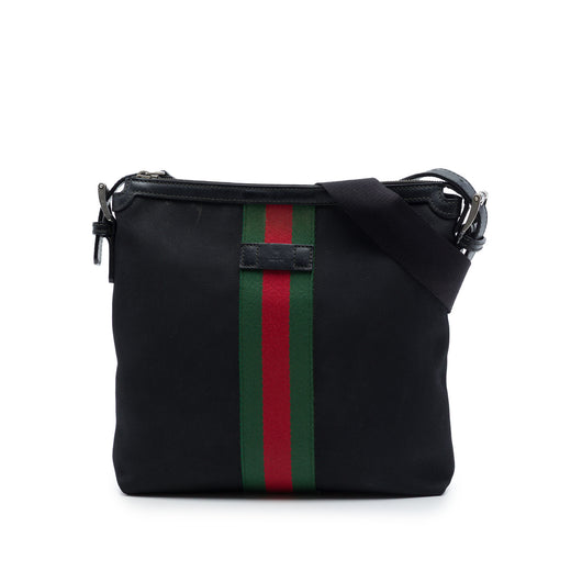 GG Techno Canvas Web Messenger Bag - Image 1
