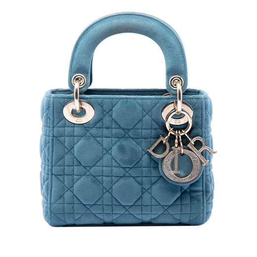 Mini Velvet Cannage Lady Dior - Image 1
