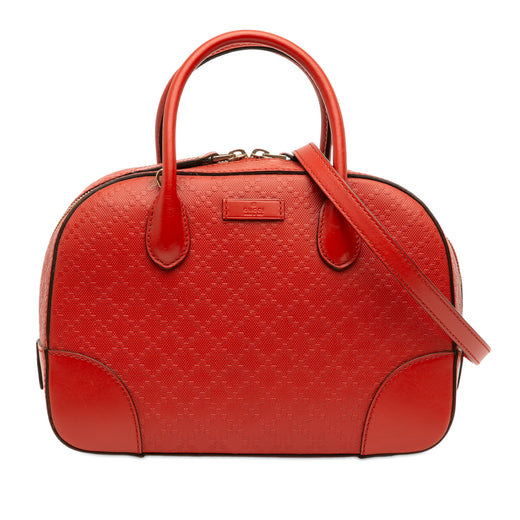 Diamante Bright Leather Satchel - Image 1