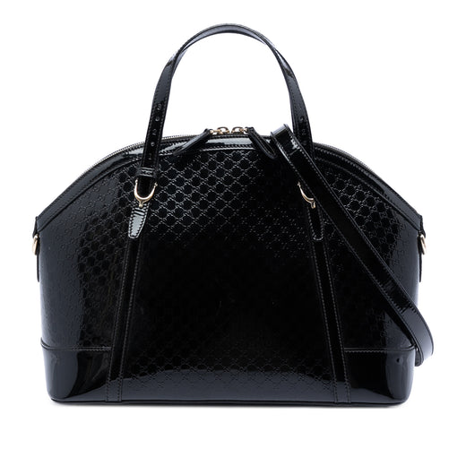 Large Microguccissima Patent Nice Dome Satchel - Image 1