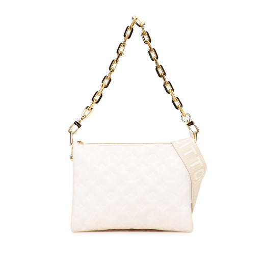 Monogram Embossed Puffy Lambskin Coussin PM - Image 1
