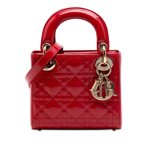 Mini Patent Cannage Lady Dior - Image 1