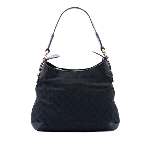 GG Canvas Horsebit Creole Hobo - Image 1
