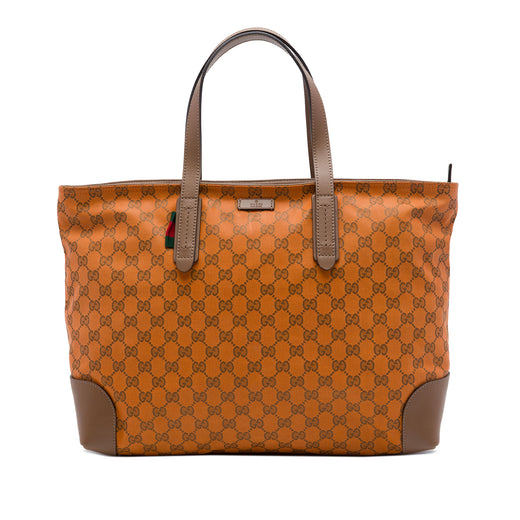 GG Canvas Web Tote - Image 1