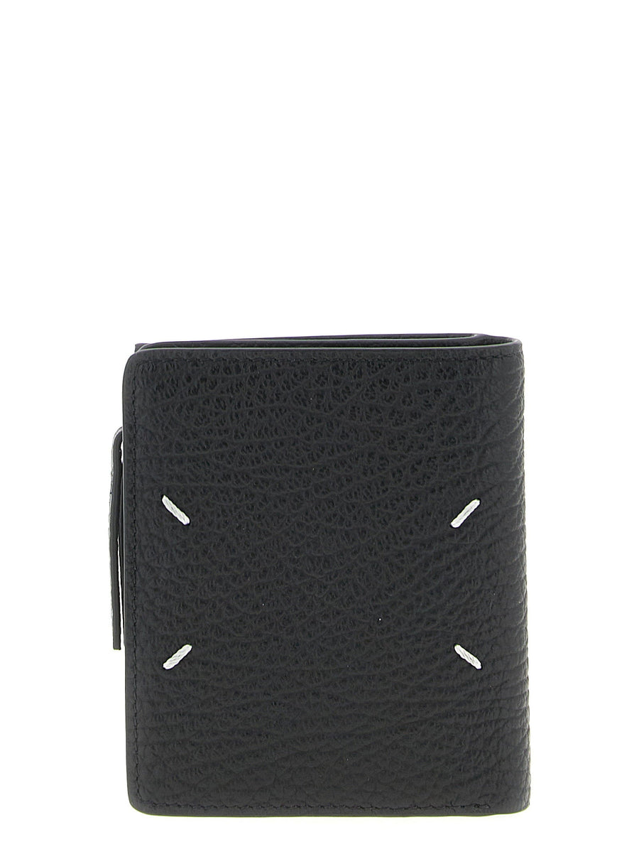 Maison Margiela Leather Flap Wallet — Black