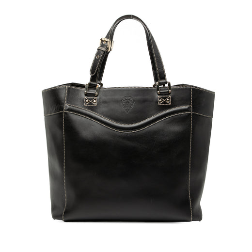 Leather Hysteria Crest Tote - Image 1