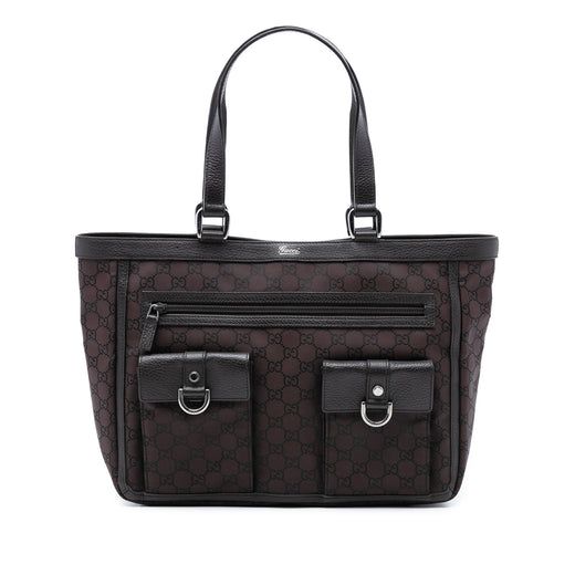 GG Nylon Abbey D Ring Pocket Tote - Image 1