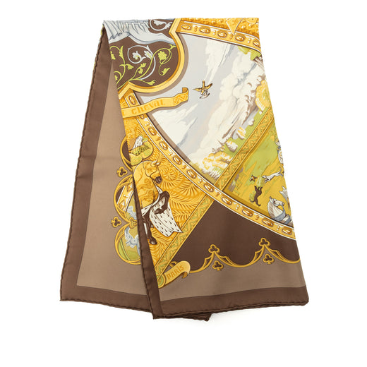 La Vie a Cheval Silk Scarf 90 - Image 1