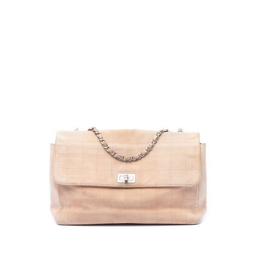 Choco Bar Suede Mademoiselle Turnlock Flap - Image 1