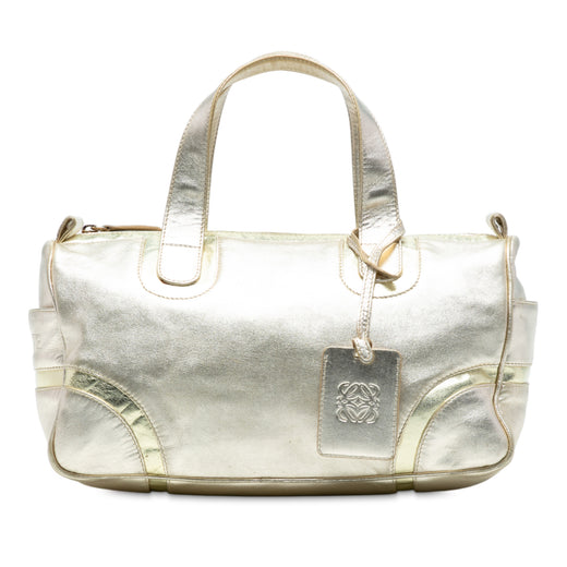 Metallic Leather Handbag - Image 1