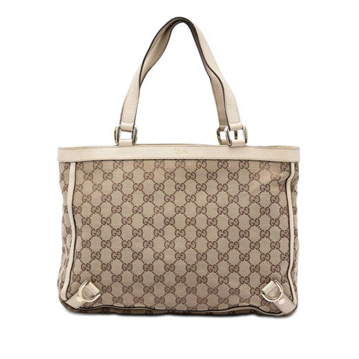 GG Canvas Abbey D Ring Tote - Image 1