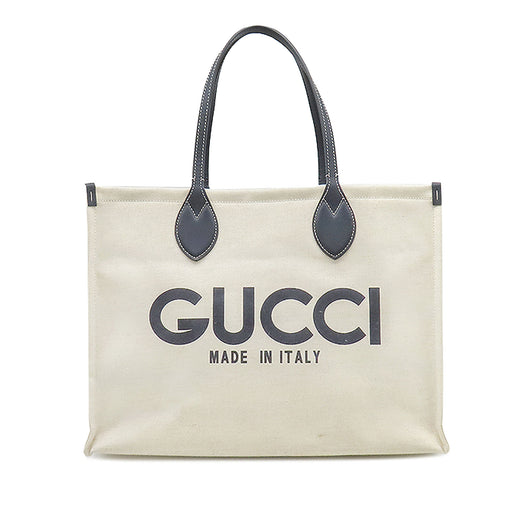 Large Canvas Logo Tote - Image 1