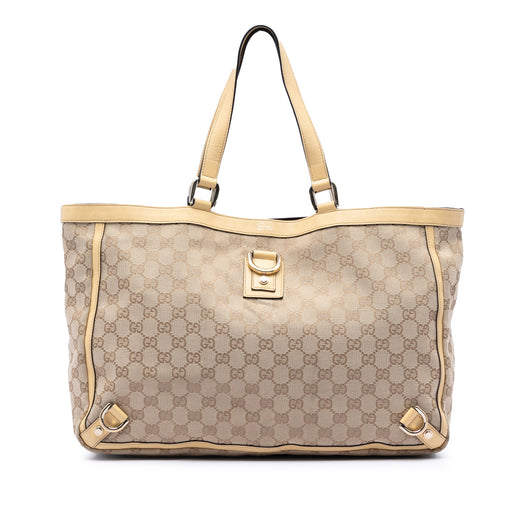 GG Canvas Abbey D Ring Tote - Image 1