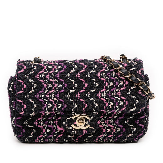 Mini Rectangular Classic Multicolor Cotton Stitched Single Flap - Image 1