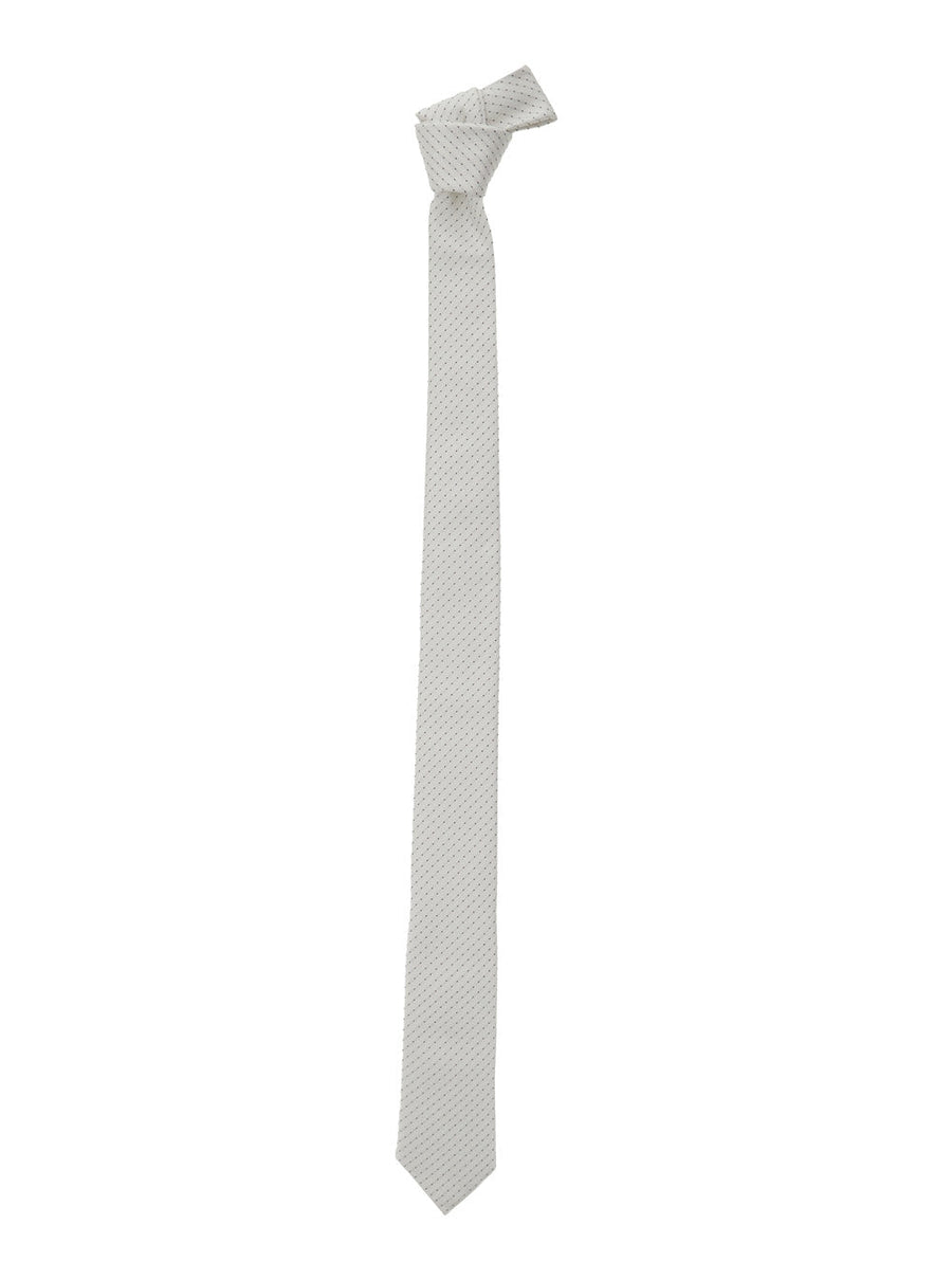 Emporio Armani Silk Necktie — White Neckties
