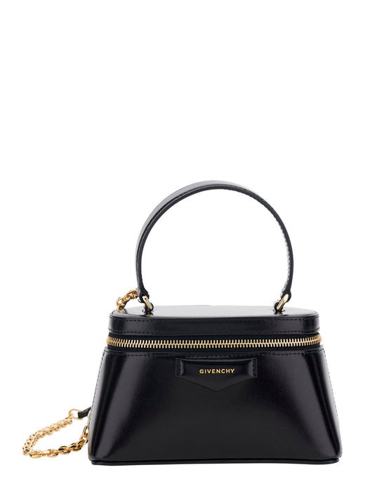 Givenchy Antigona Top Handle Bag — Black Calfskin