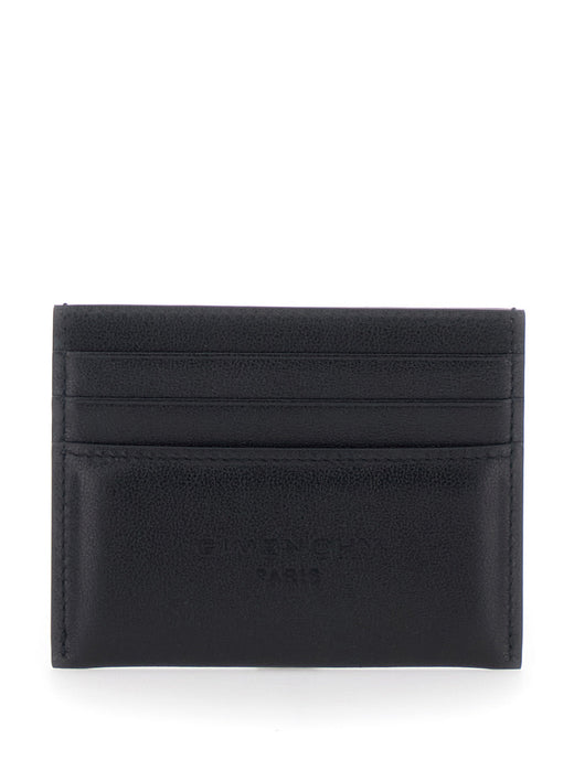 Givenchy Calf Leather Card Case — Black Cases