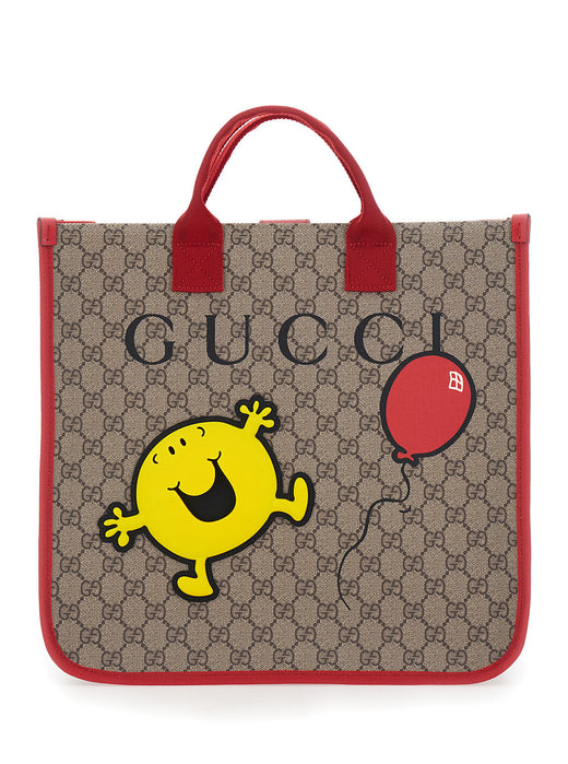 Gucci Gg Monogram Tote Bag — Beige Polyurethane