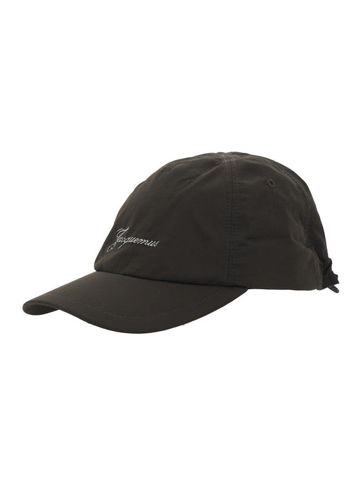 Jacquemus Acu00799aw0 Baseball Cap — Brown Polyamide Caps