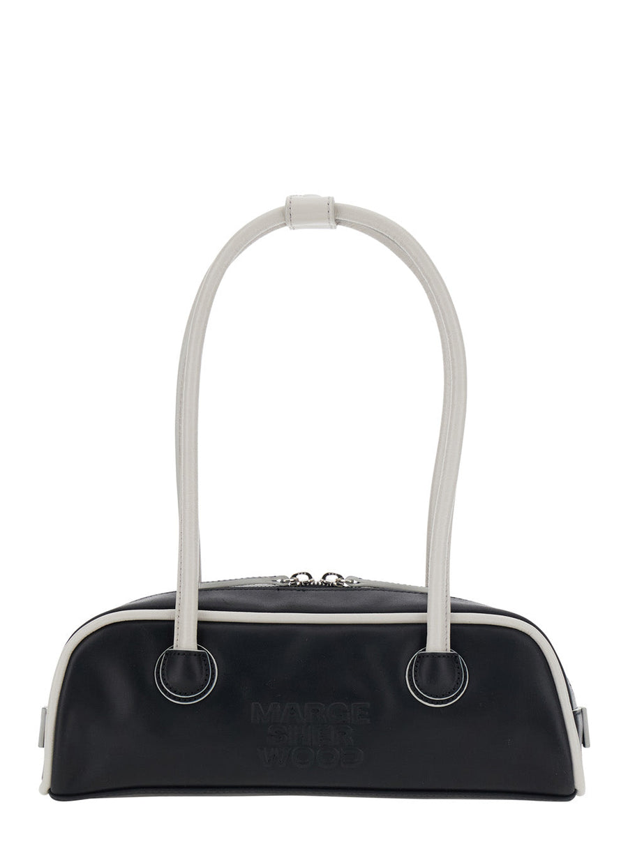Margesherwood Shoulder Bag — Black Cow Leather
