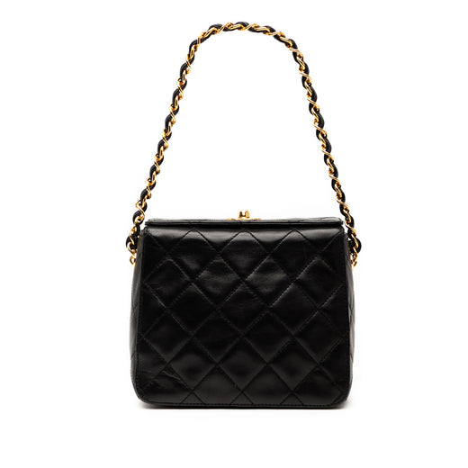 CC Quilted Lambskin Turnlock Handbag - Image 1