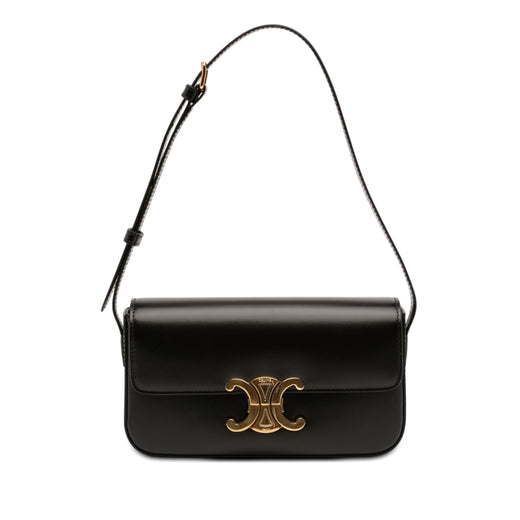 Shiny Calfskin Triomphe Claude Shoulder Bag - Image 1