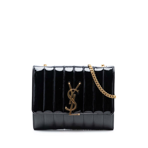 Medium Patent Vicky Crossbody - Image 1