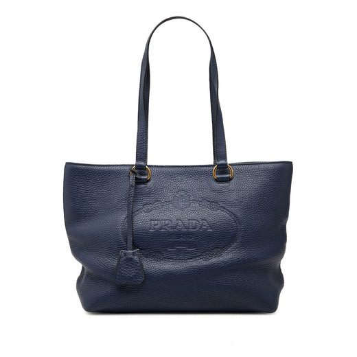 Vitello Daino Canapa Logo Tote - Image 1