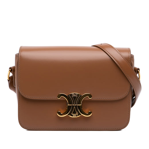 Teen Shiny Calfskin Triomphe Crossbody - Image 1