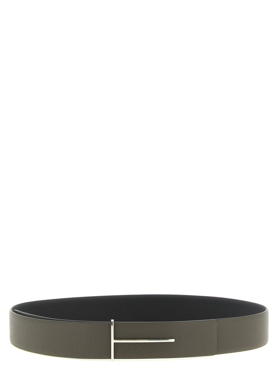 Tom Ford Icon Belt — Black Grain Leather
