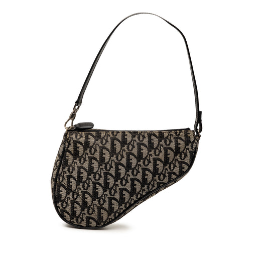 Mini Diorissimo Canvas Saddle Pochette - Image 1
