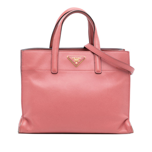 Saffiano Soft Triple Pocket Tote - Image 1