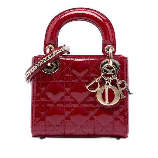 Mini Patent Cannage Lady Dior - Image 1