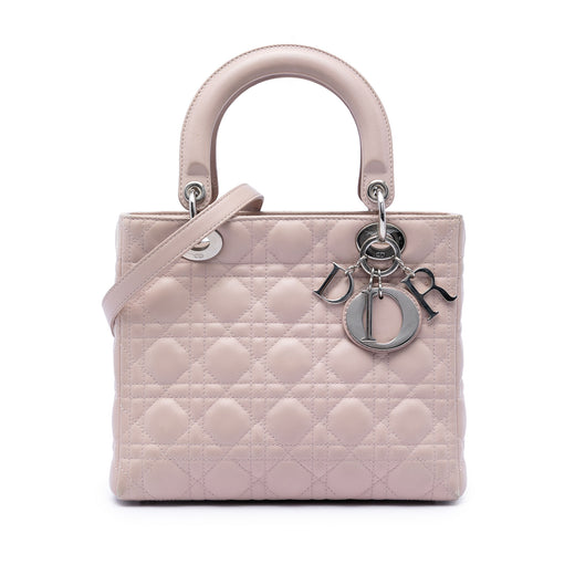 Medium Lambskin Cannage Lady Dior - Image 1
