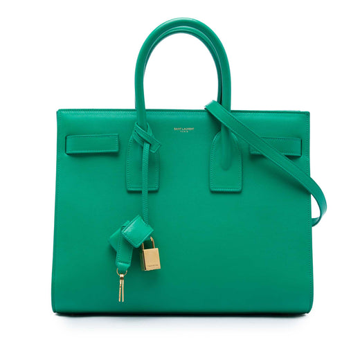 Small Leather Sac De Jour Satchel - Image 1