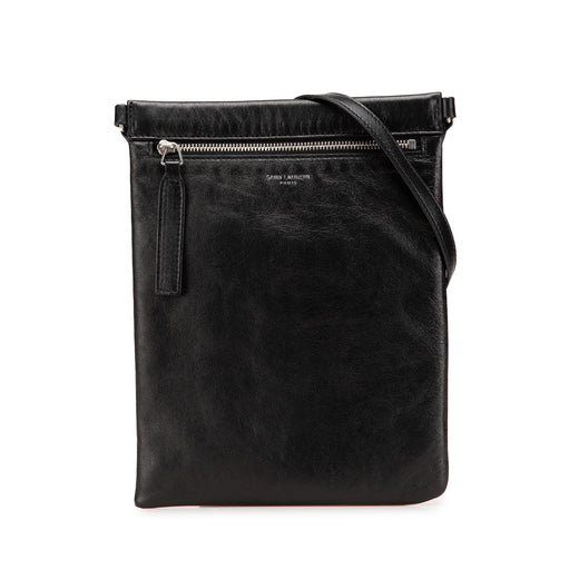 Antiqued Lambskin Sid Flat Crossbody - Image 1
