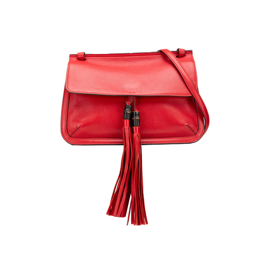 Medium Leather Bamboo Daily Crossbody - Image 1